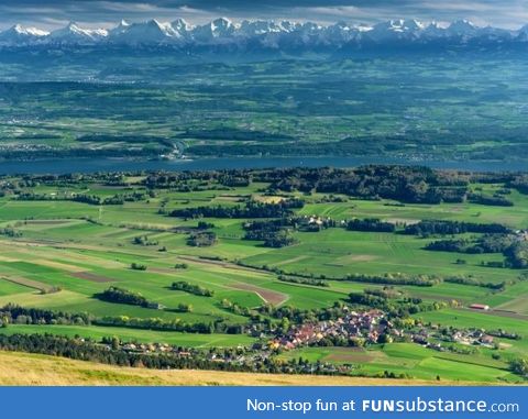 The vast expanse of Switzerland