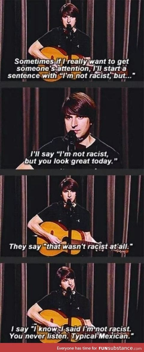 I'm not racist