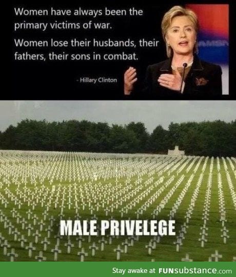 Oh, that male privilege of mine!