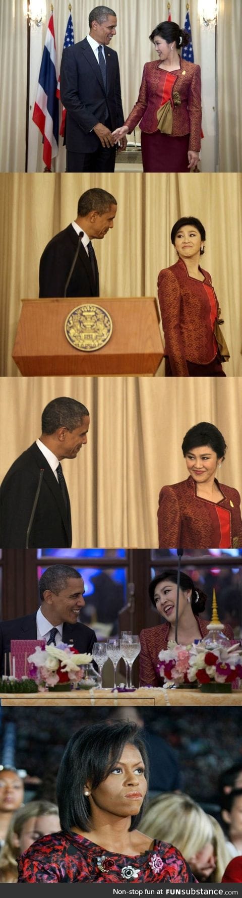 Obama and Thailand's prime minister
