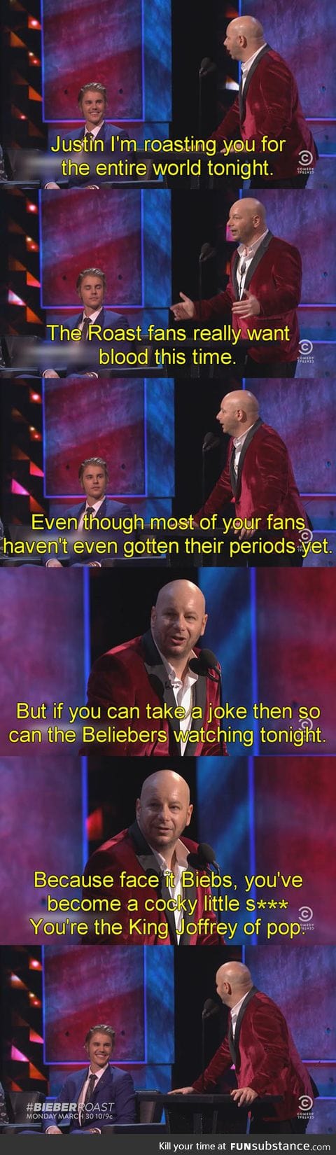 The roast of justin bieber
