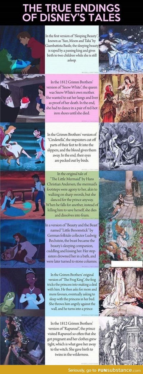 True endings of Disney's Tales