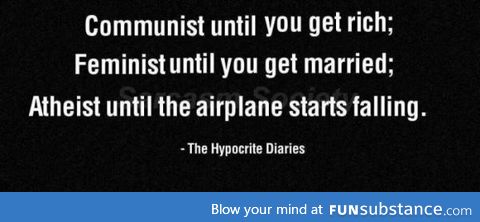 The hypocrite diaries