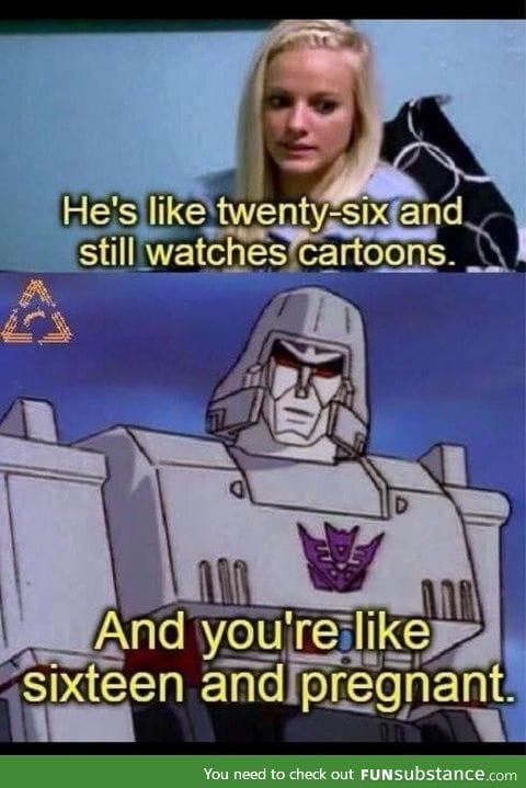 Still watches cartoons