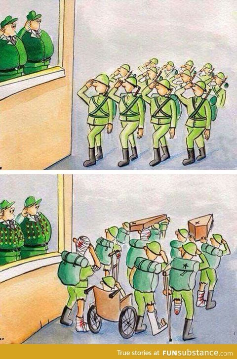 The ugly truth of war