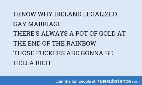The real reason ireland legalized gay marriage