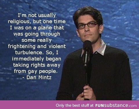 Dan Mintz and his one-liner style