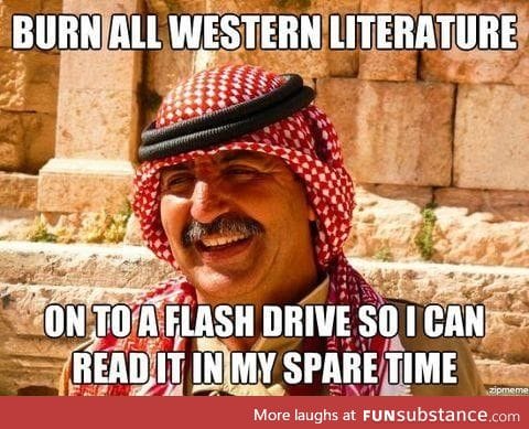 Burn western literature