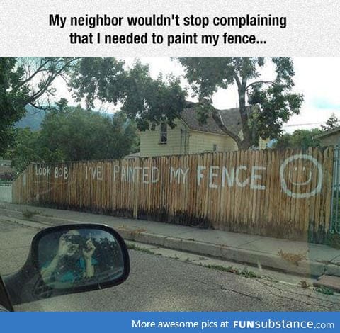 Messing with the neighbors