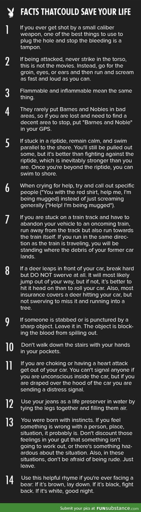 14 tips that could save your life