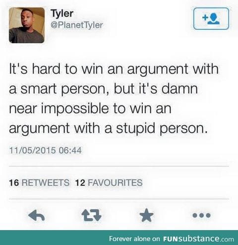 Winning an argument