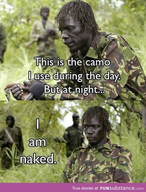 But at night... I am naked