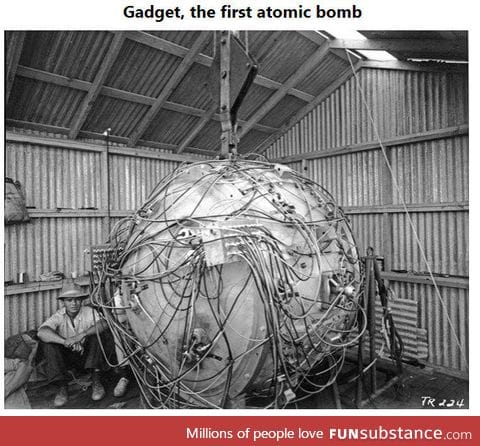The first atomic bomb