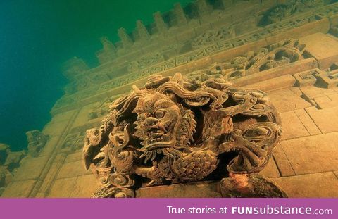 Ancient city under Qiandao Lake, China