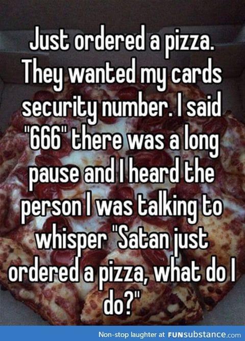 Pizza order