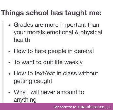 Things i actually learned