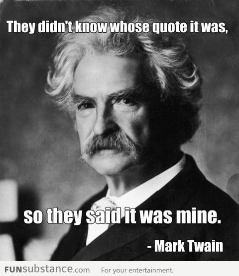 Poor Mr Twain