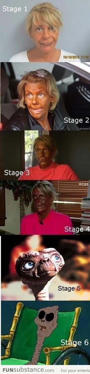 stages of tanning