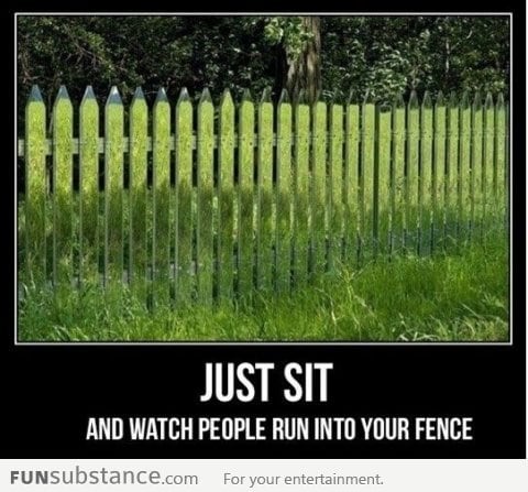 Pranking fence