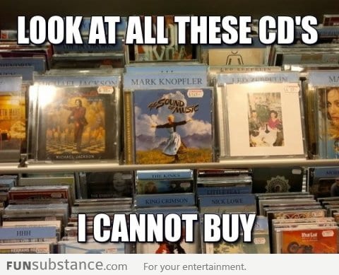 Look at all these CDs