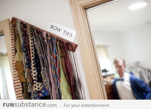 Bill Nye's bow tie collection