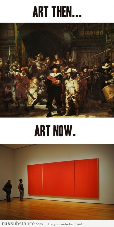 Art then and now