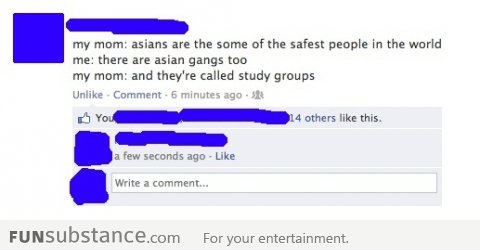 Asians are the safest people in the world