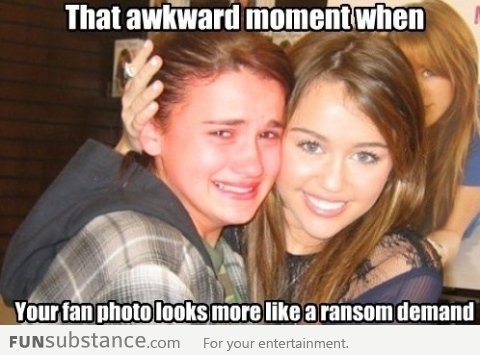 That awkward moment