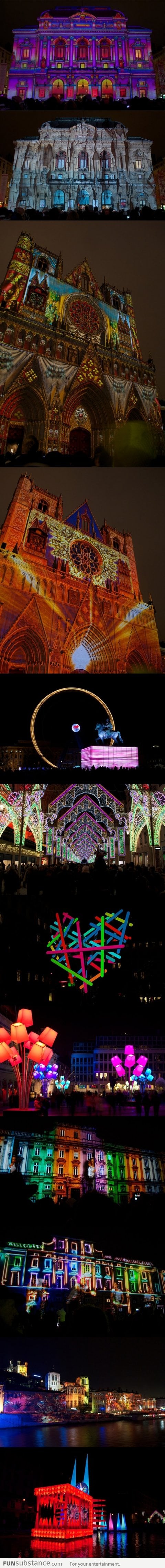 Festival of Lights 2012 in Lyon, France