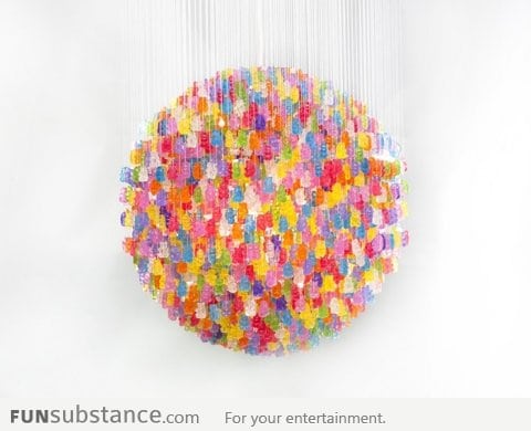 Gummy Bears Chandelier