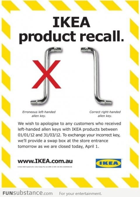 IKEA product recall