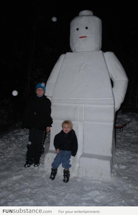 LEGO snowman