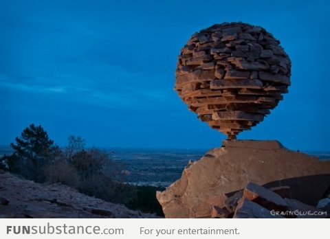 Balancing rocks like a boss!