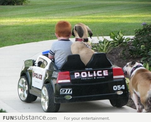 Best friends on patrol