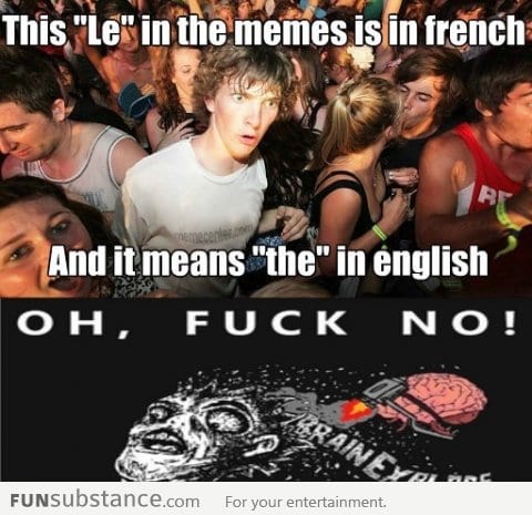 Le = The