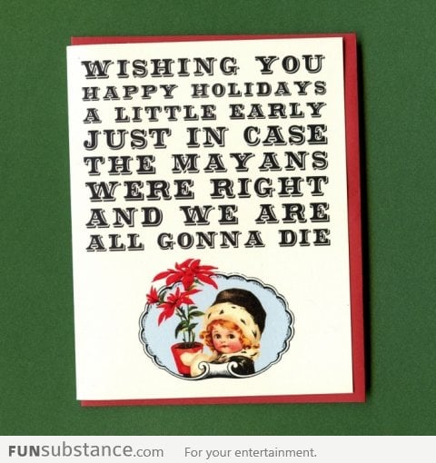 Sent out my holiday cards