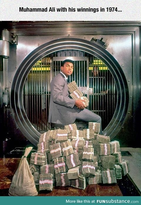 Muhammad ali and his winnings