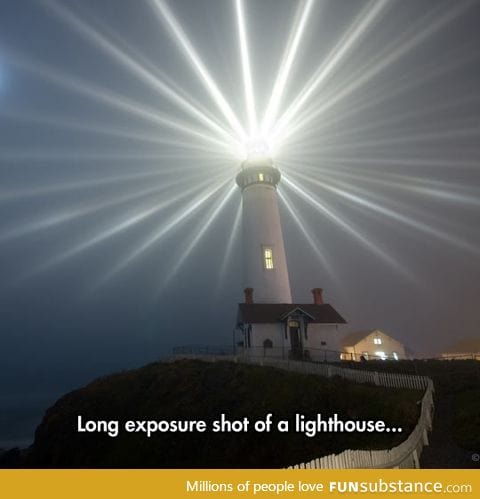 Lighthouse's Flares In The Night