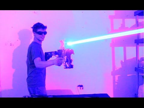 Homemade 40w laser shotgun
