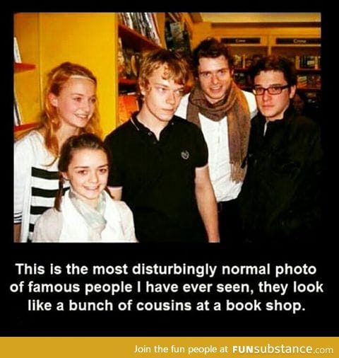 Game of thrones cast before they started filming