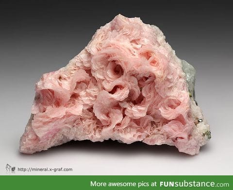 Rhodochrosite, aka if rocks could bloom roses