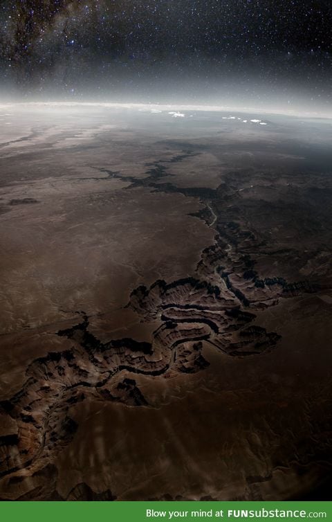The Grand Canyon seen from space