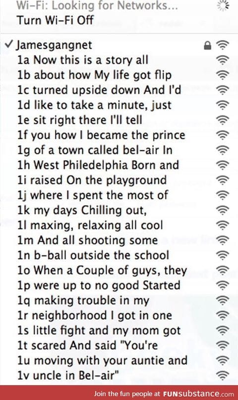 Cool Wi-Fi networks