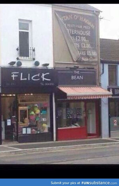 Not sure if these two shops should have set up next to each other