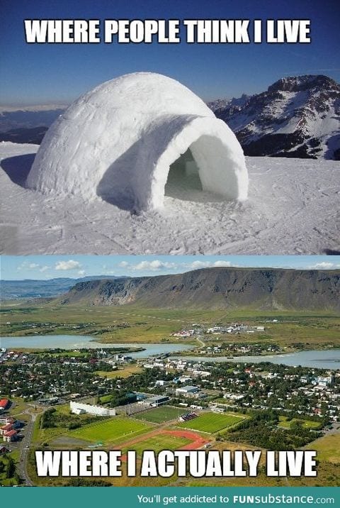 When I say I'm from Iceland