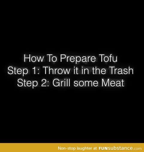 Preparing tofu