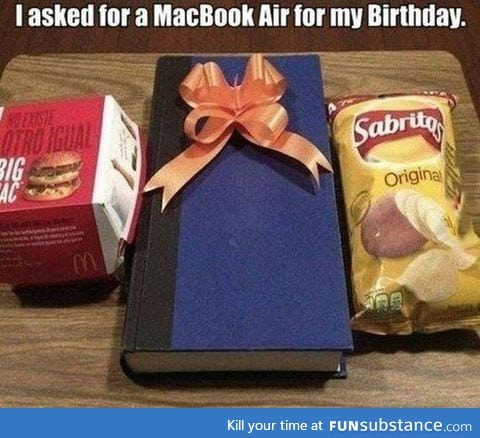 Getting a MacBook Air for birthday