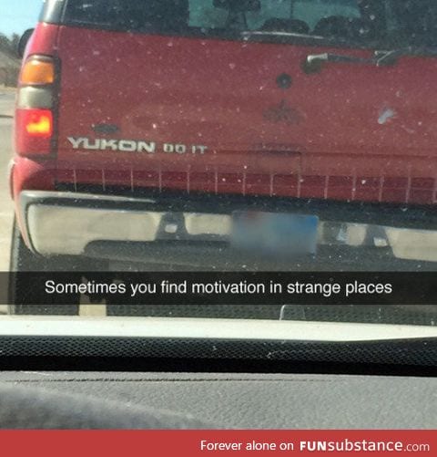 Motivation is everywhere