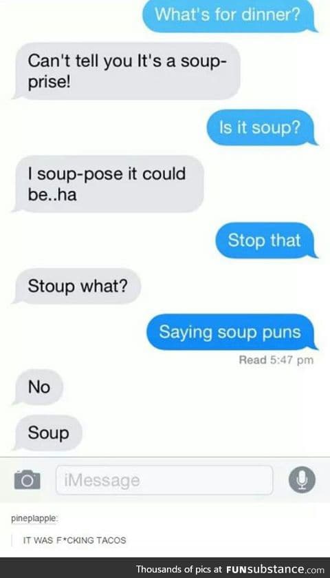 Souper bad puns