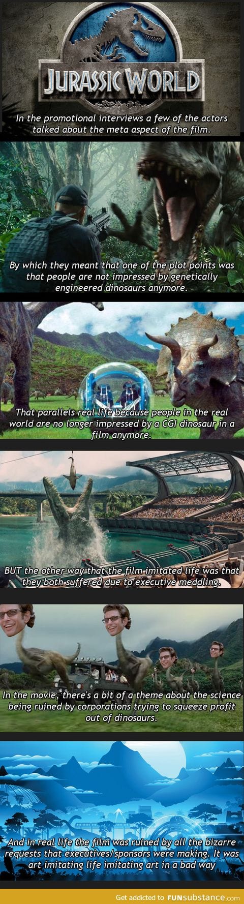 The irony about Jurassic World you have to read
